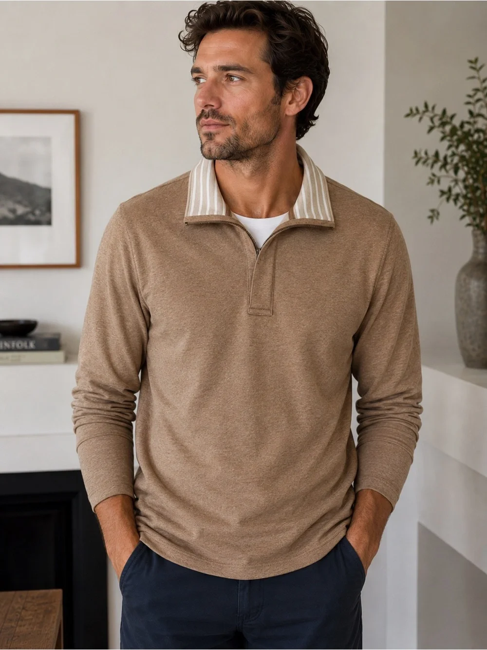Banana Republic Men’s Half Zip Pullover